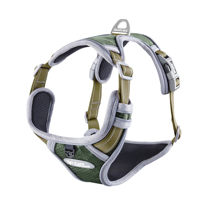 

Шлея для собак TUFF HOUND 1605S Dark Green L светоотражающая