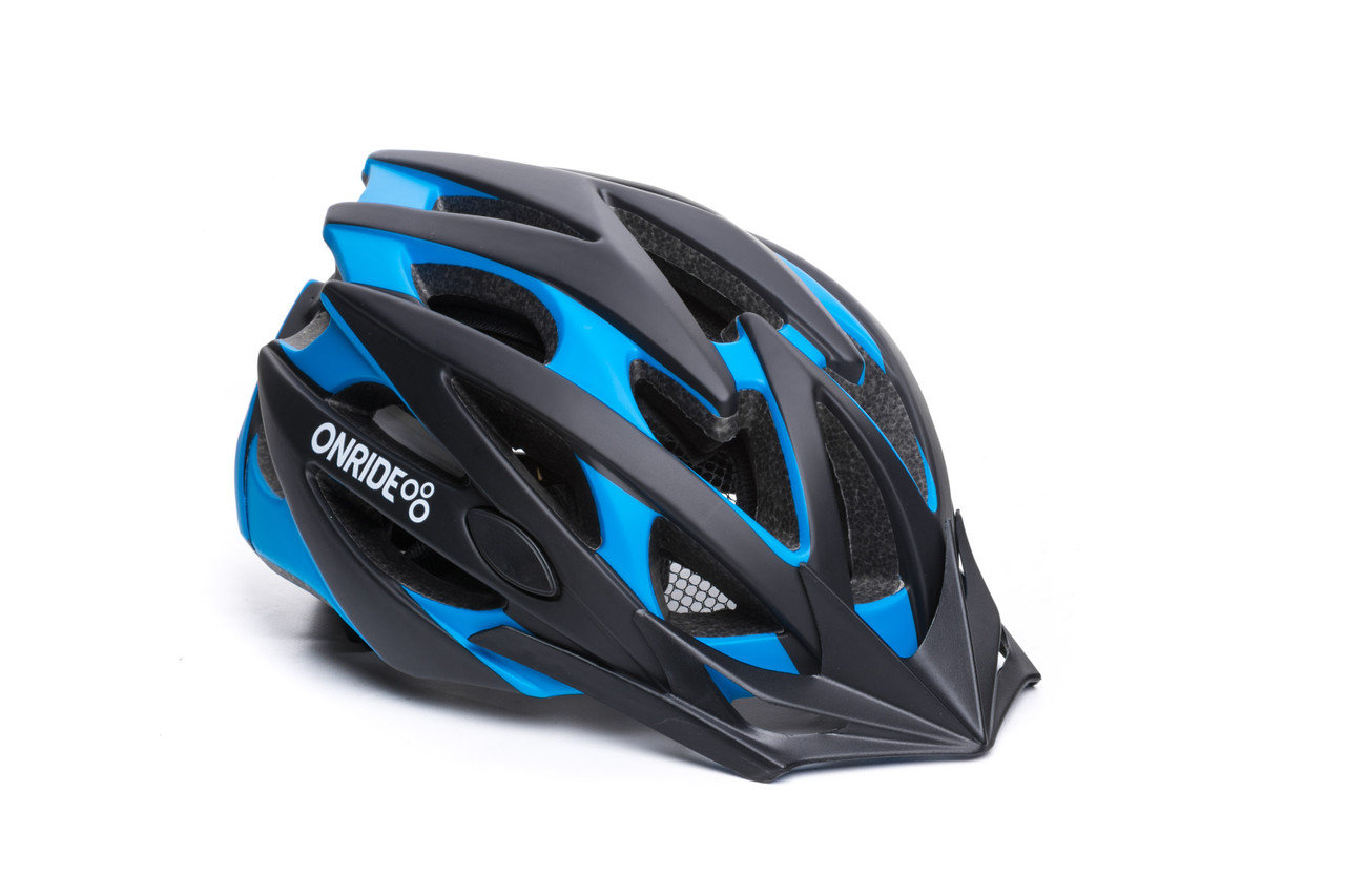 

Шолом OnRide Cross M матовий чорний-блакитний (4930332)
