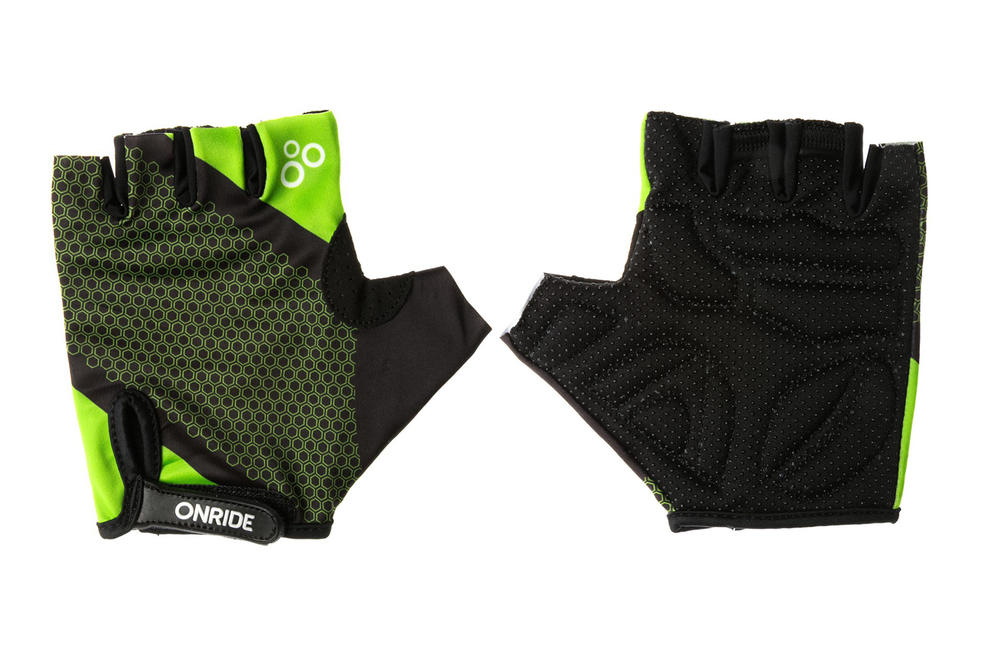 

Рукавички велосипедні Onride TID L Black Green (66667)