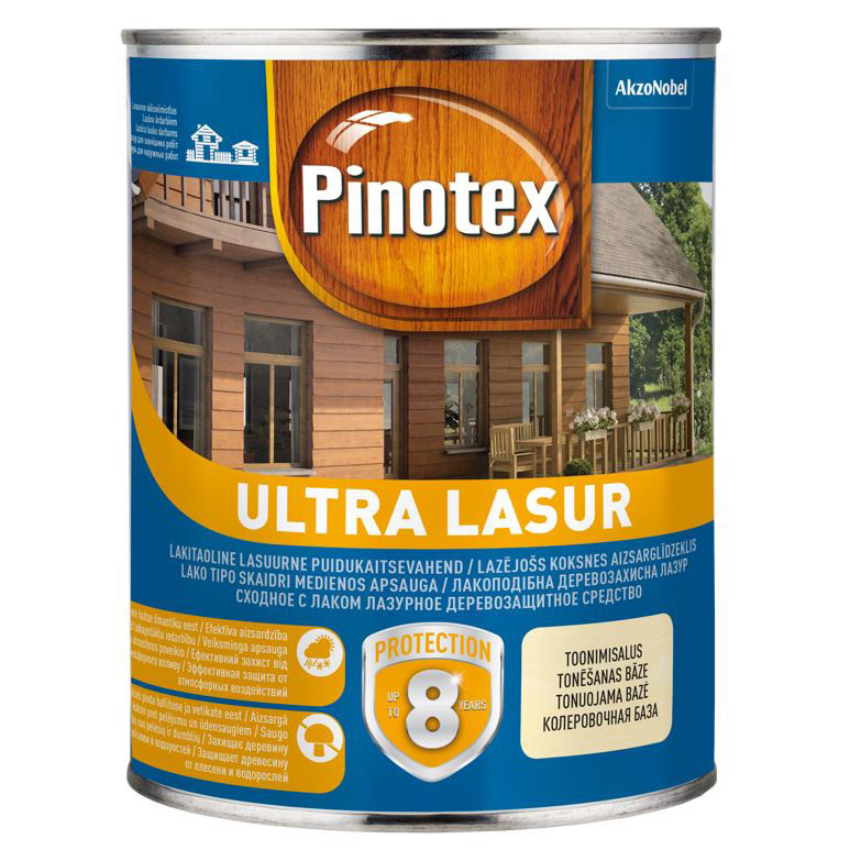 

Деревозащитное средство Pinotex Ultra Lasur 3 л