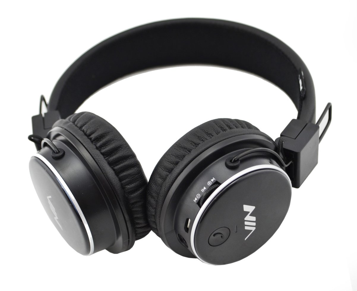 

Беспроводные Bluetooth стерео наушники NIA All Q8 с МР3 и FM Black