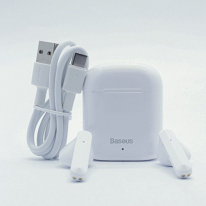 

Наушники Baseus Encoc W09 TWS Bluetooth white со встроенным микрофоном/Bluetooth 5.0/сенсорное управление