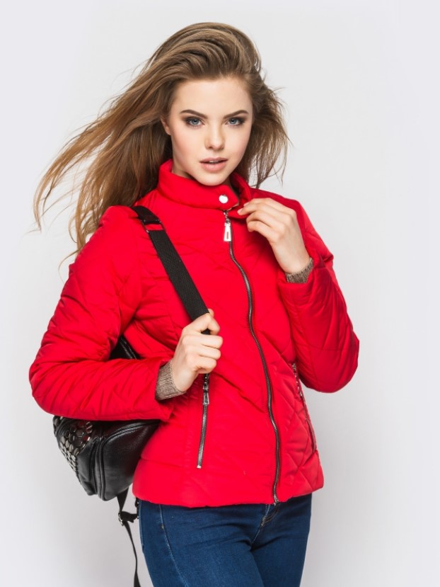 

Демисезонная женская куртка MODA 0033  () Красный (К 0033 /03 C, Демисезонная женская куртка MODA 0033 M (46) Красный (К 0033 /03 C )