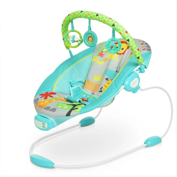 

Шезлонг Качалка Колыбель Good Toys Голубой Кресло качалка 2 положения с игрушками (6318)