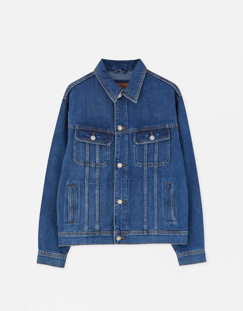 

Куртка PULL & BEAR М0102514 (5715/577/434) цвет синий S