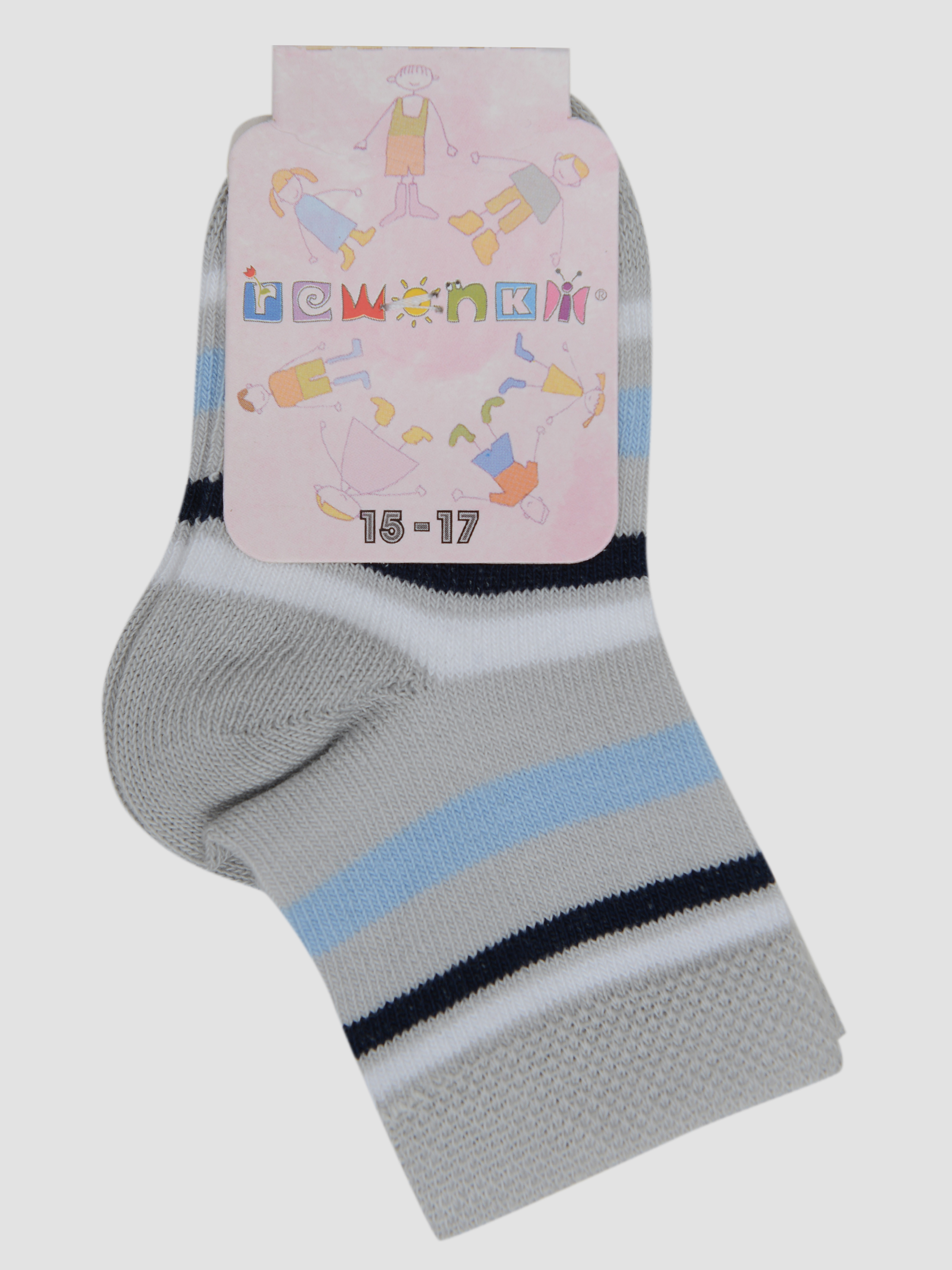 

Носки Rewon 138013 - 12 - р Серые с голубым, Носки Rewon 138013 - 12 7-8 р Серые с голубым