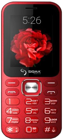 

Мобильный телефон Sigma mobile X-Style 32 Boombox Red