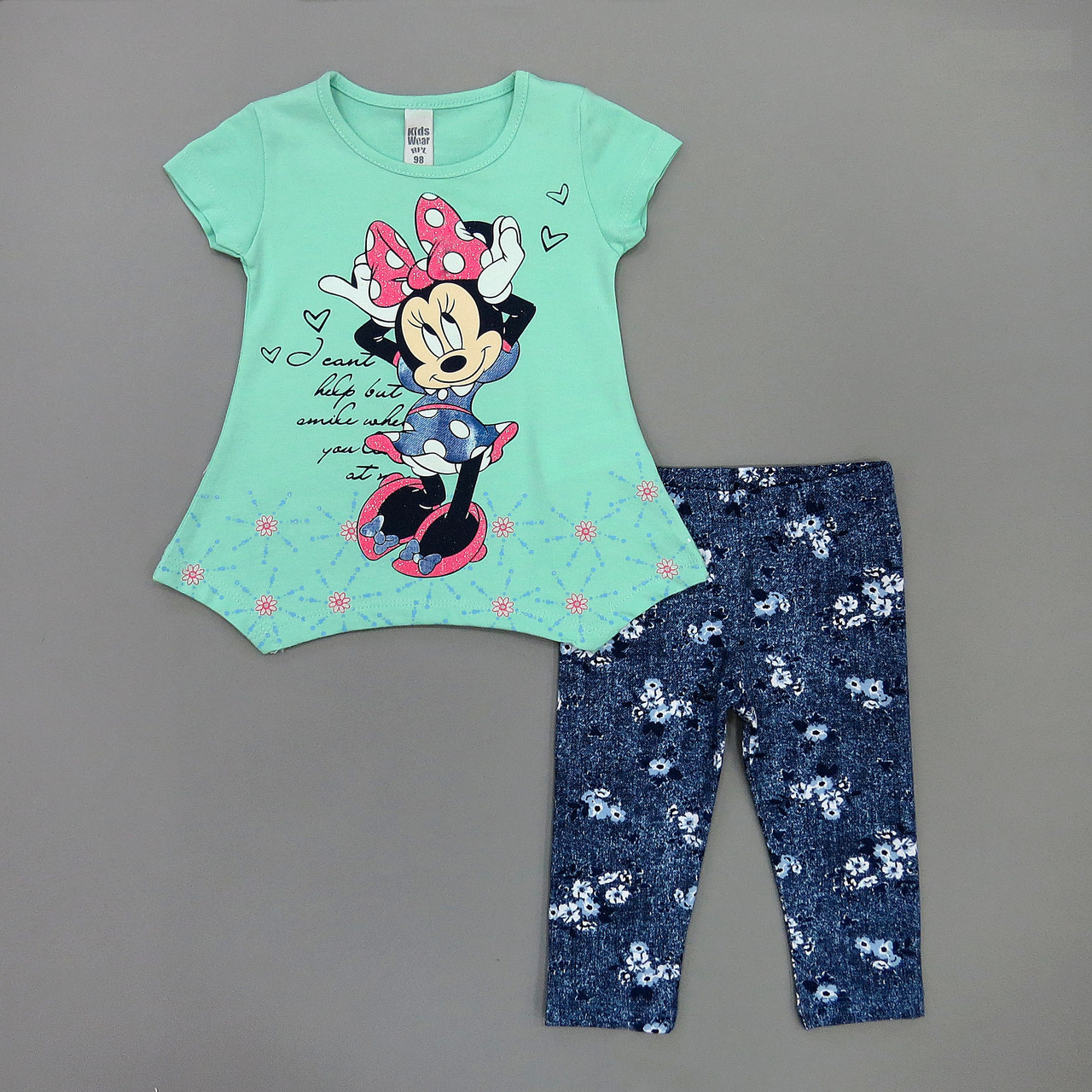 

Костюм Minnie Mouse Kids Wear для девочки 104 см Бирюзовый с синим 13363