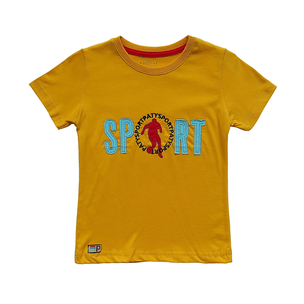 

Футболка Paty Kids для мальчика 98-104 см Желтая 9077