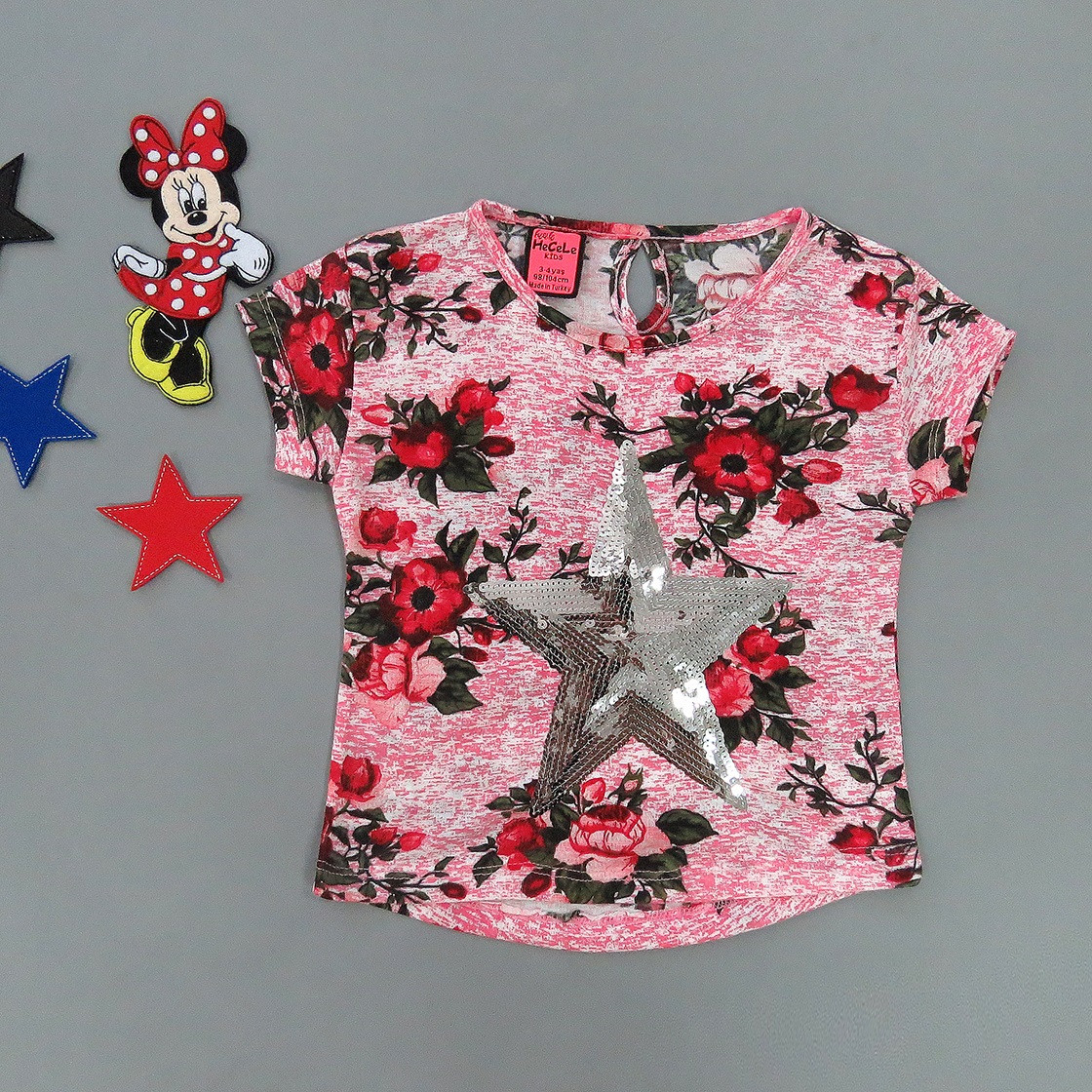 

Футболка HeCeLe kids для девочки 122-128 см Розовая 16442