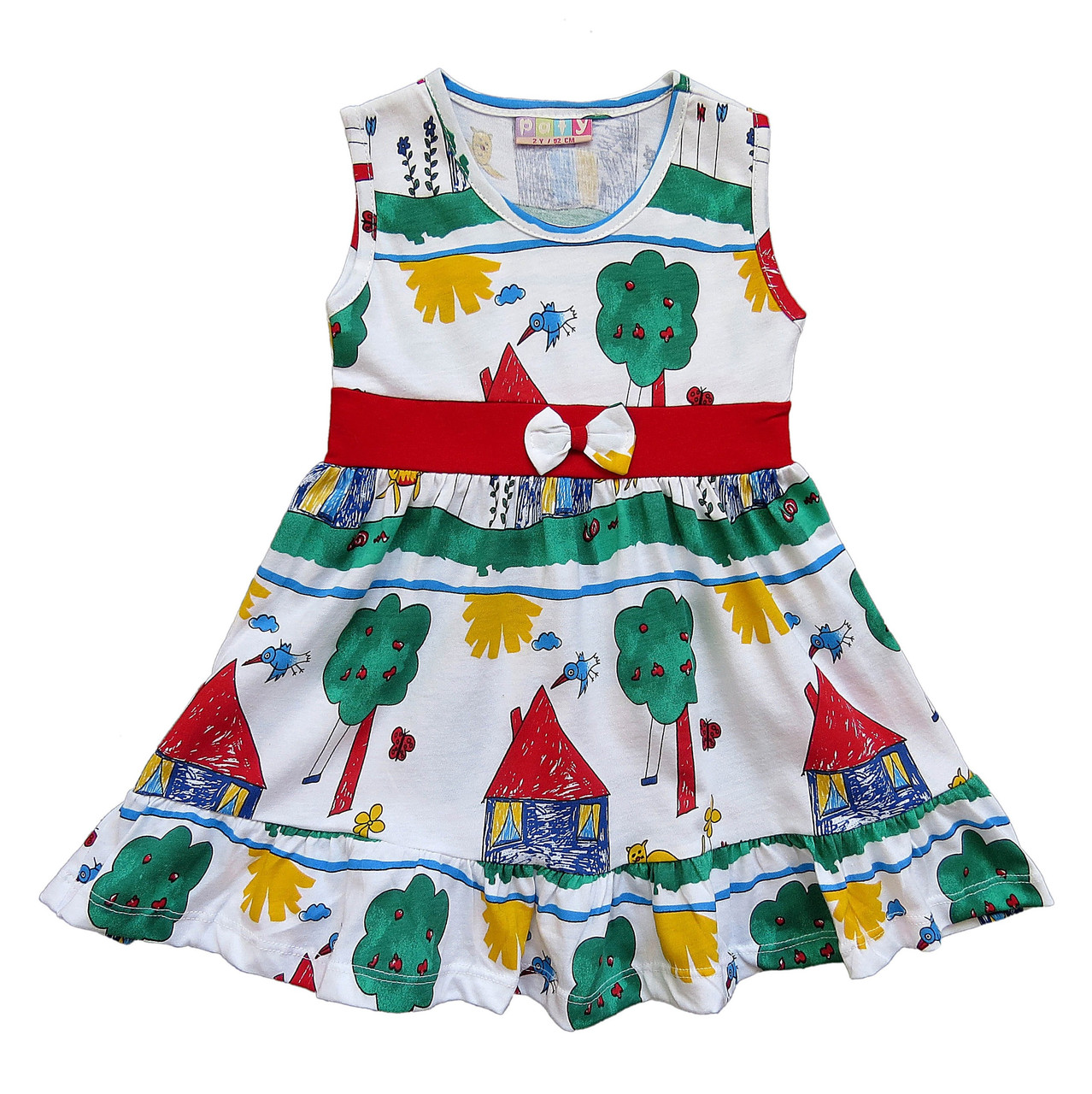 

Платье Paty Kids для девочки 86 см Белое 9093