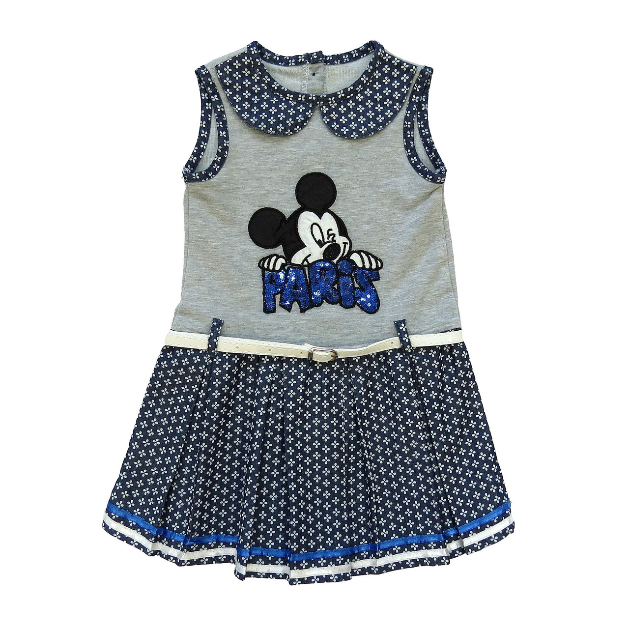 

Платье Mickey Mouse Sealy kids для девочки 98 см Серое с темно-синим 13460