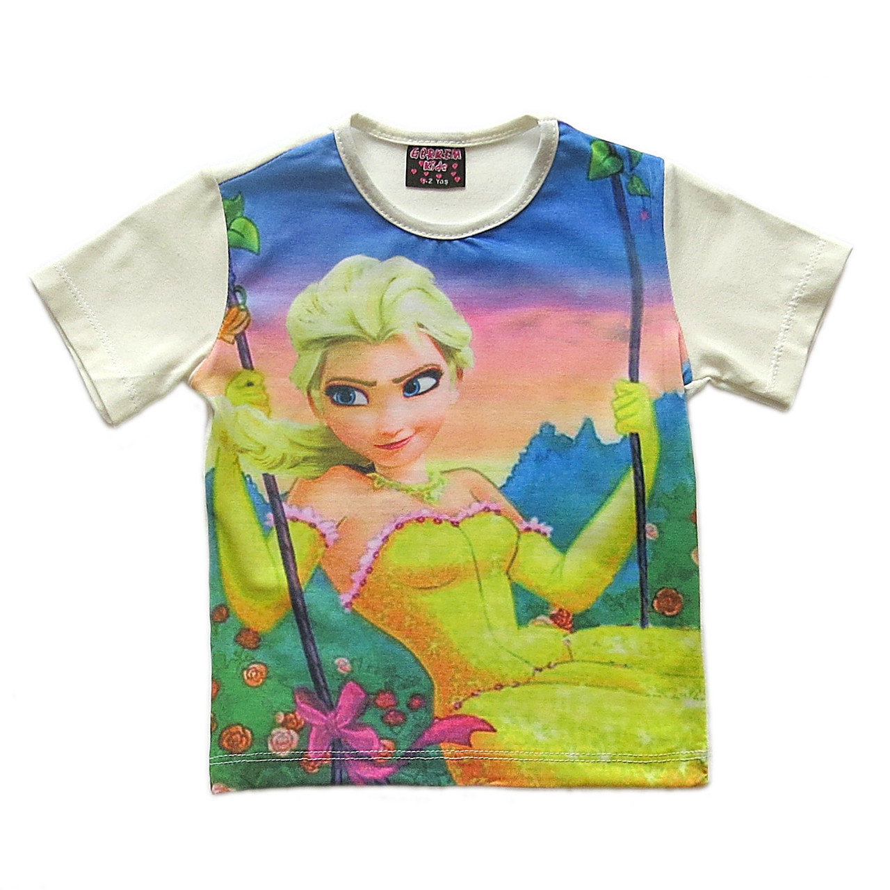 

Футболка "Эльза" Gorrem kids для девочки 86-92 см Белая 6533