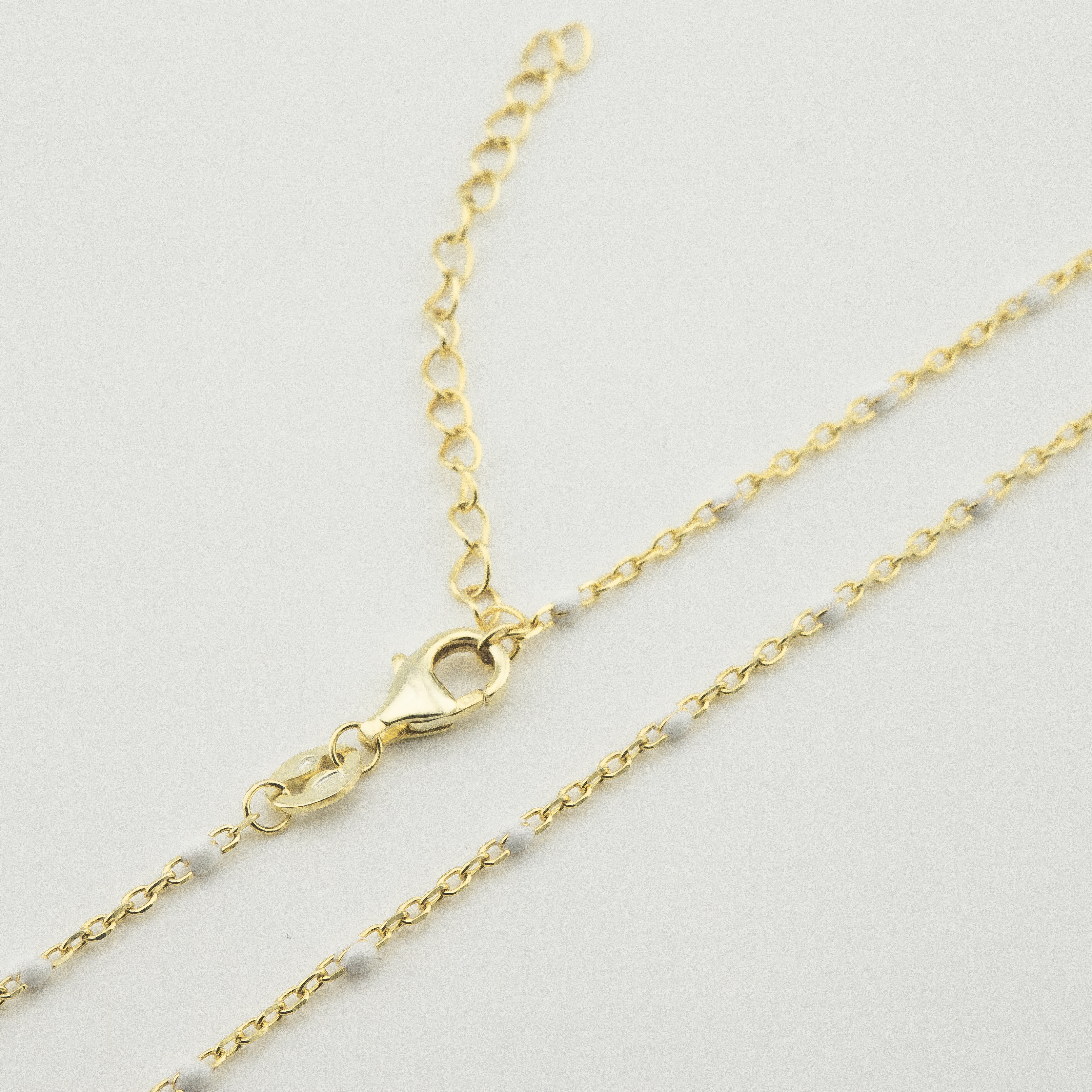 

Серебряная цепочка с им. перламутра KO14423 Диамант, 40 размер