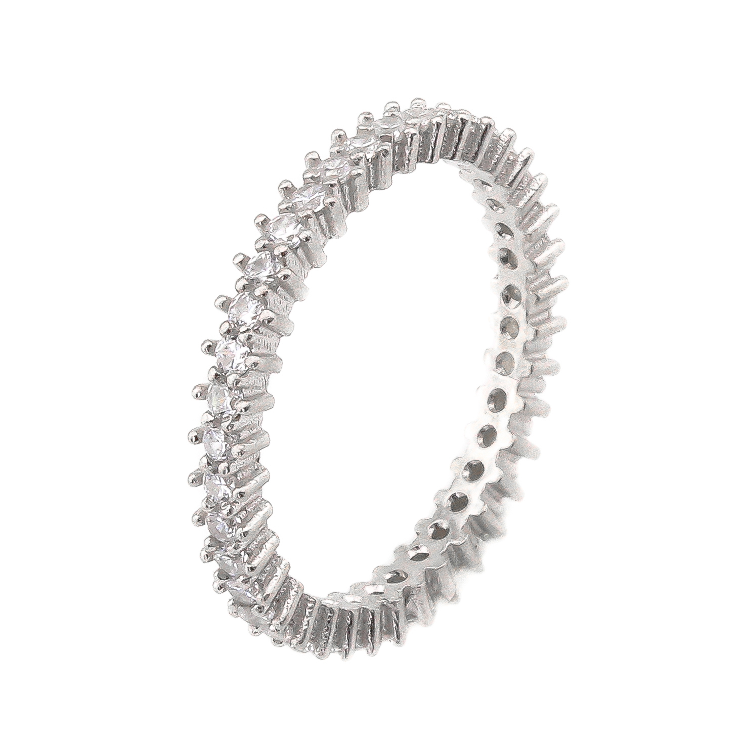 

Открытое серебряное кольцо с фианитами K11885 Диамант, 16,5 размер