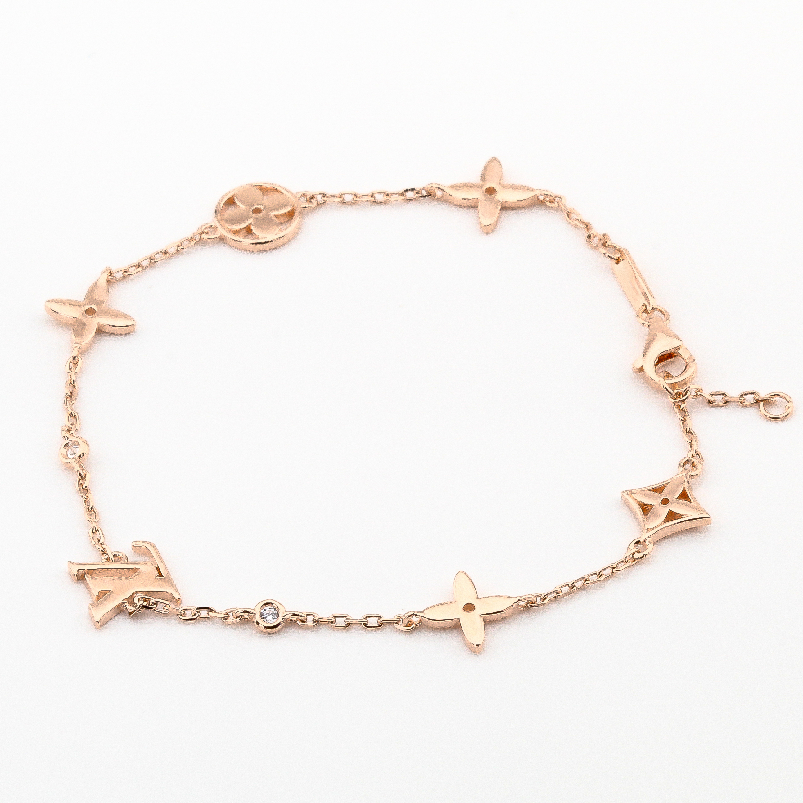 

Серебряный браслет с фианитами B15620 Диамант, 19 размер