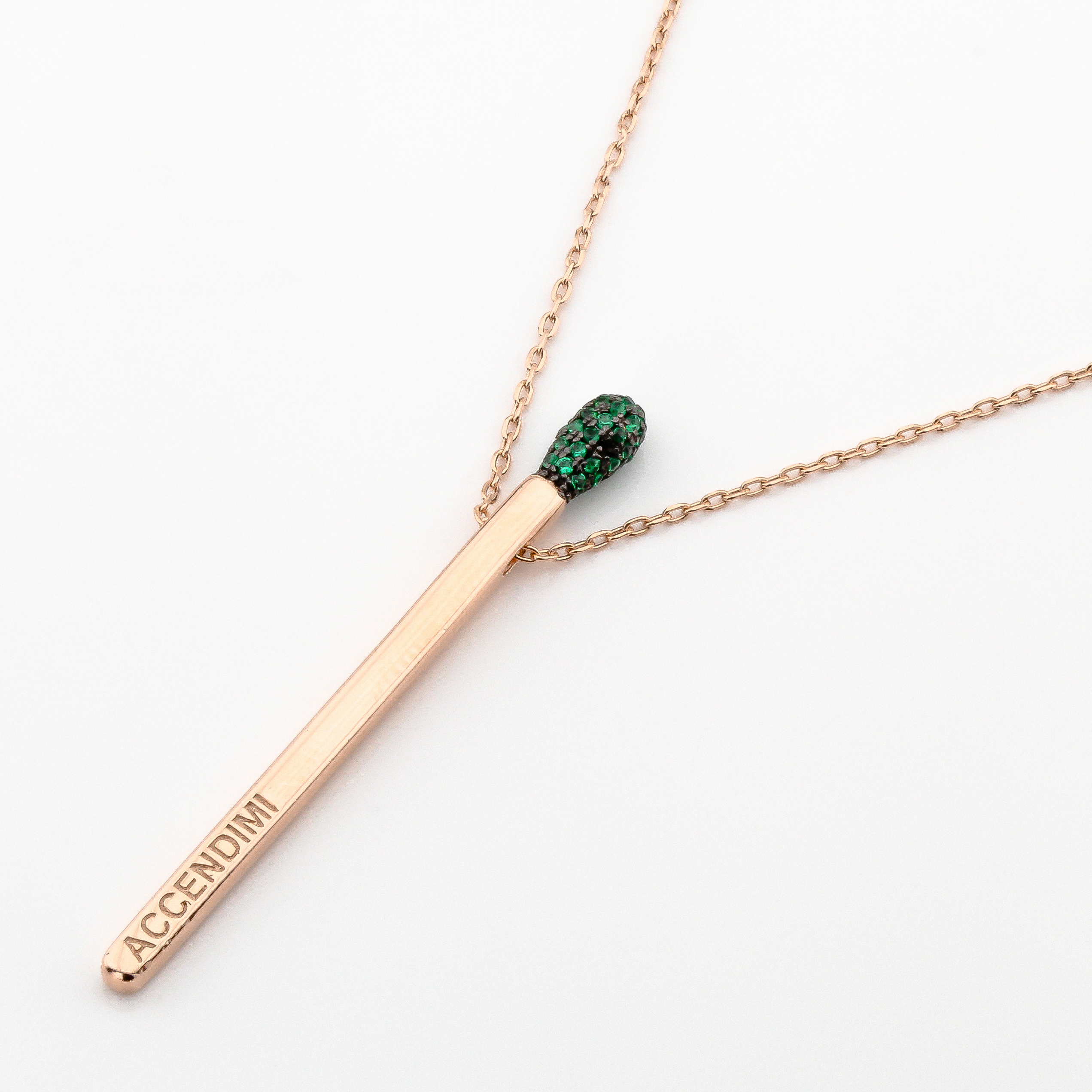 

Серебряное колье Спичка (Зажги меня) KO14340 Диамант, 45 размер