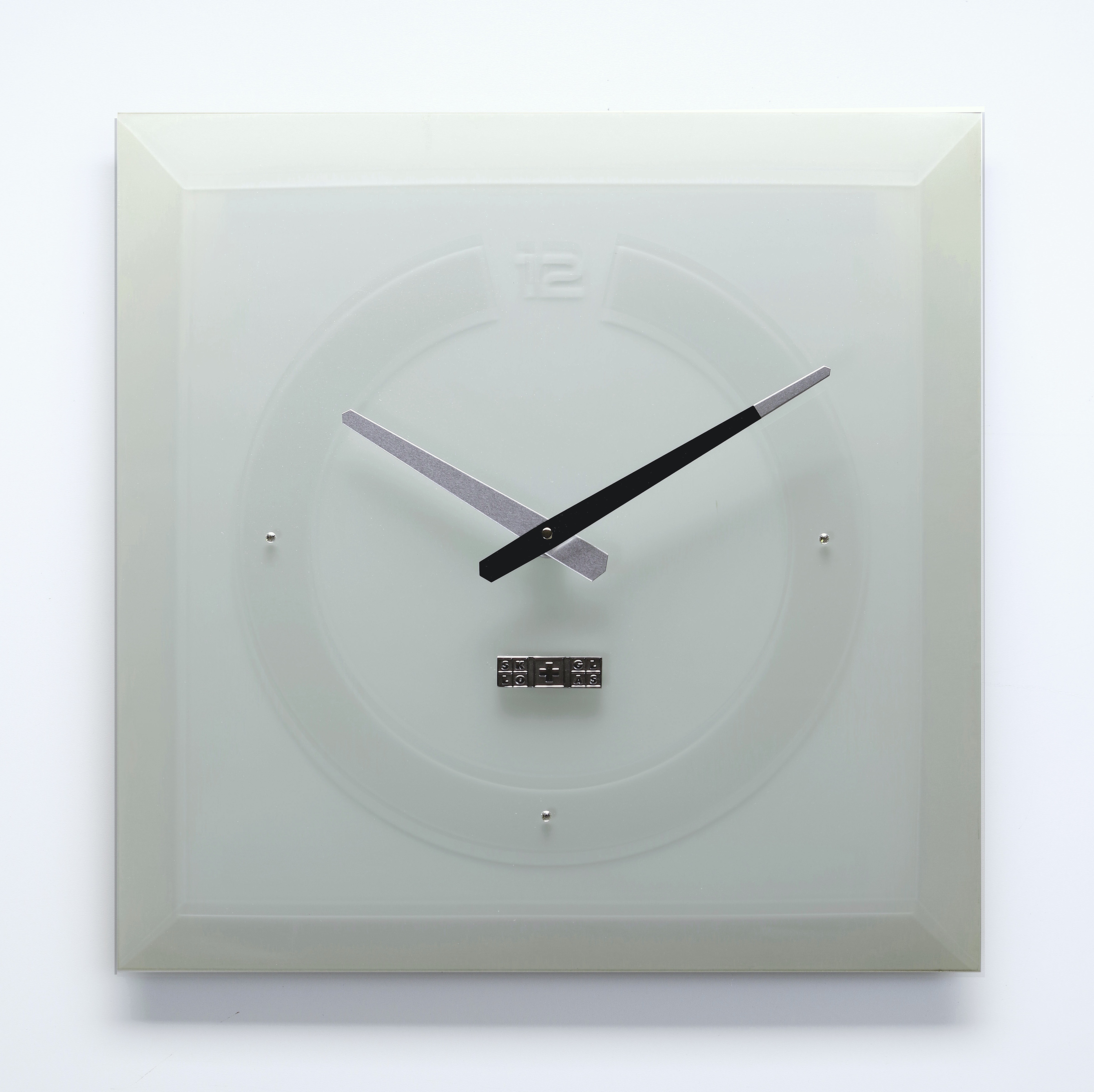 

Часы настенные SKLO+GLAS White Facets Белые (PI-1108)