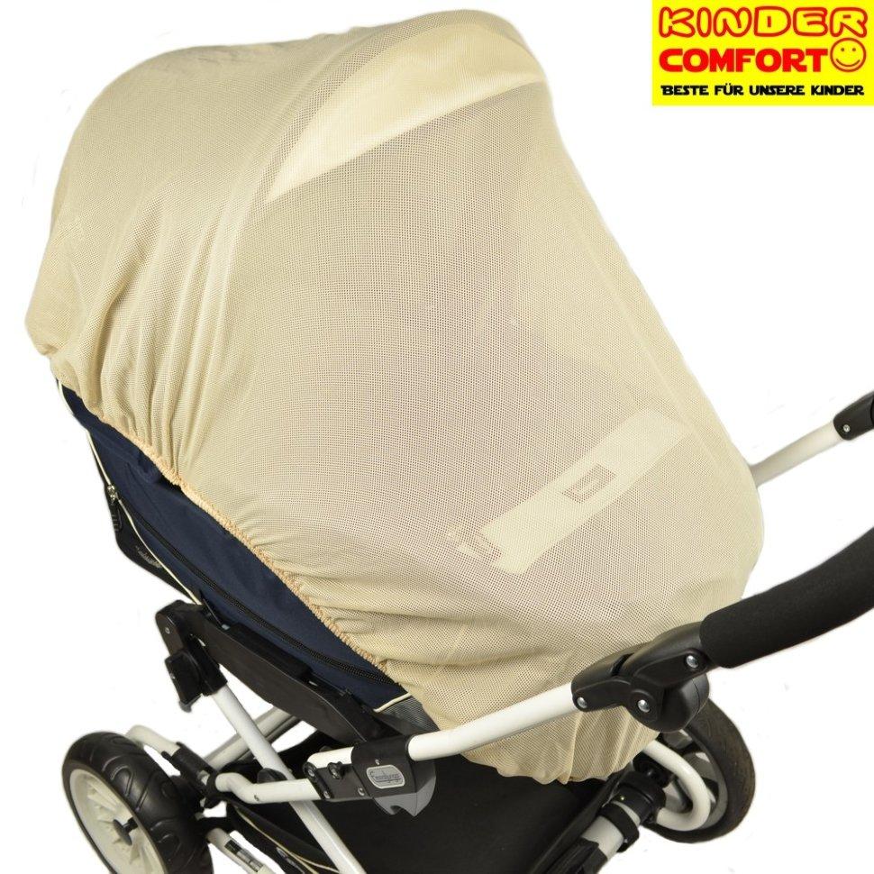 

Москитная сетка на коляску универсальная Kinder Comfort бежевый (BS-100504)