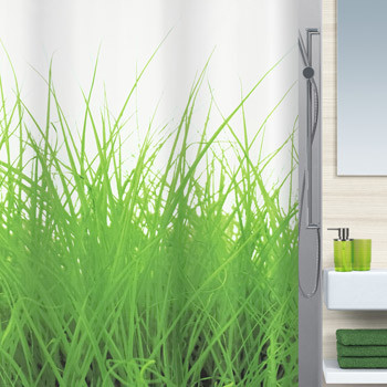 

Шторка для ванной текстильная Spirella GRASS 180х200 (ВХ-10.16404)