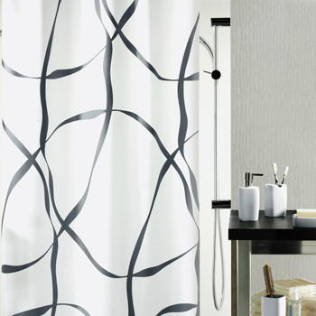 

Шторка для ванной текстильная Spirella RIBBON 180х200 (ВХ-10.11766)