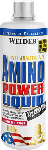 

Аминокислота Weider Amino Power Liquid 1000 мл Клюква (995566)