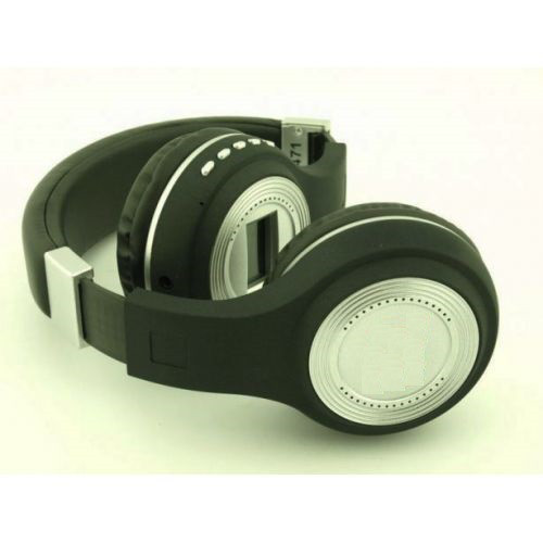 

Наушники беспроводные bluetooth microSD FM MP3 MHZ 471 Black 007025