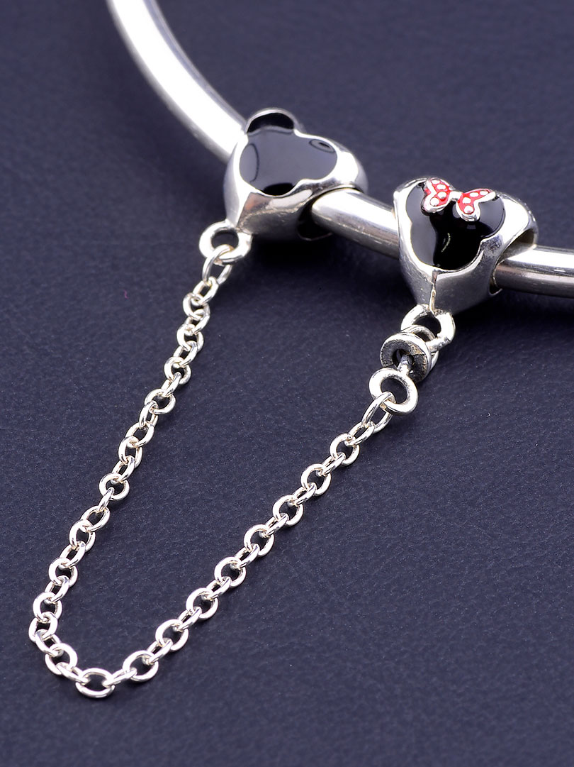 

Соединительная защитная цепочка Микки Маус Pandora style Серебро(925) 7 см. 082954