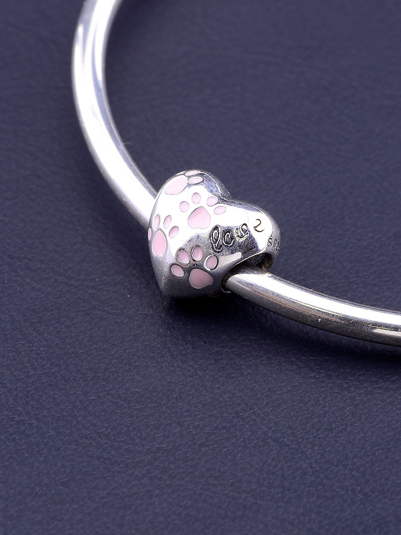 

Шарм бусина Сердце с эмалью Pandora Style Серебро(925) 082830