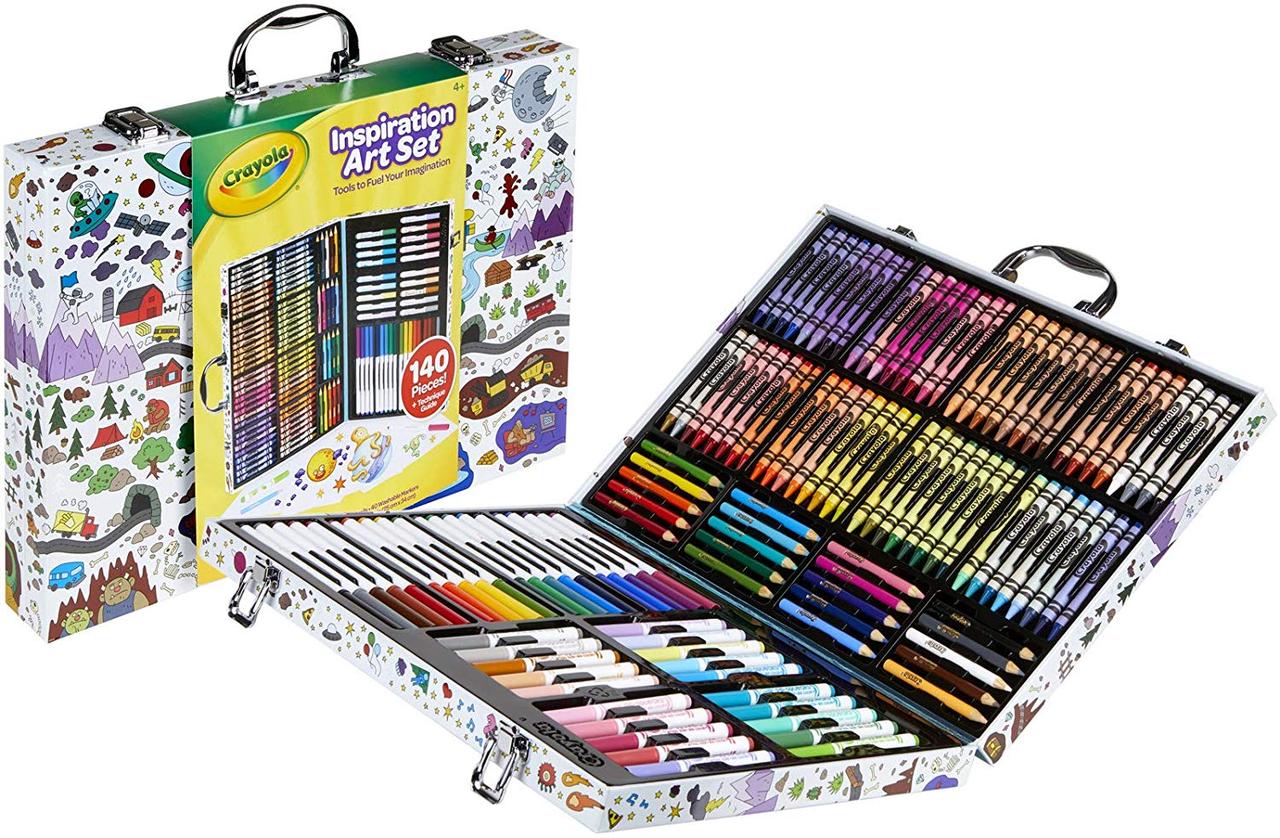

Арт кейс Crayola Imagination Inspiration Art Case,140 Count Набір для малювання (40530) (B07R7WSPGF)