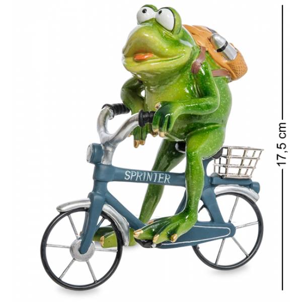 

Фигурка ''Лягушка велотурист'' MN- 67
