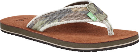 

Мужские вьетнамки, сланцы Sanuk Fraid Not Thong Sandal Camo Canvas 41