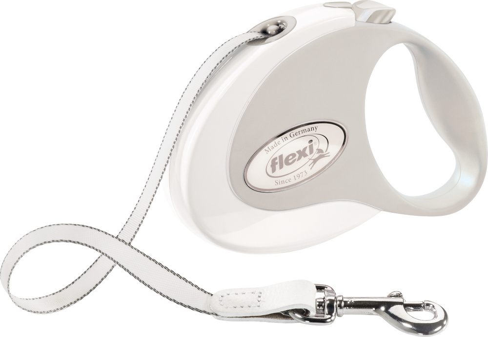 

Поводок рулетка Flexi "STYLE" S 3м до 12кг белый (TX-12381)