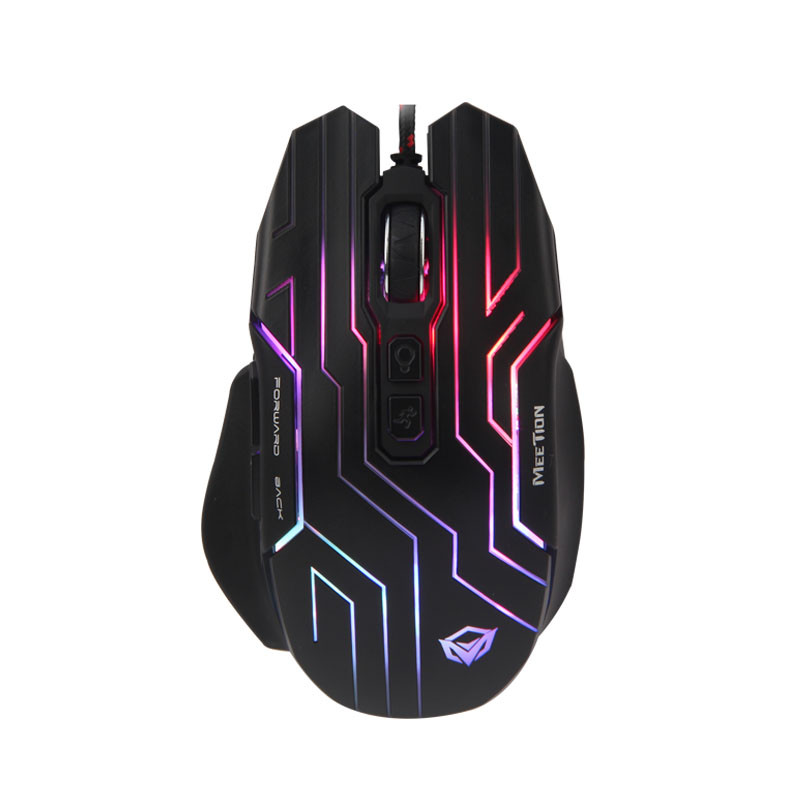 

Мышь проводная игровая Meetion Backlit Gaming Mouse RGB MT-GM22 Черный (gr_012324)
