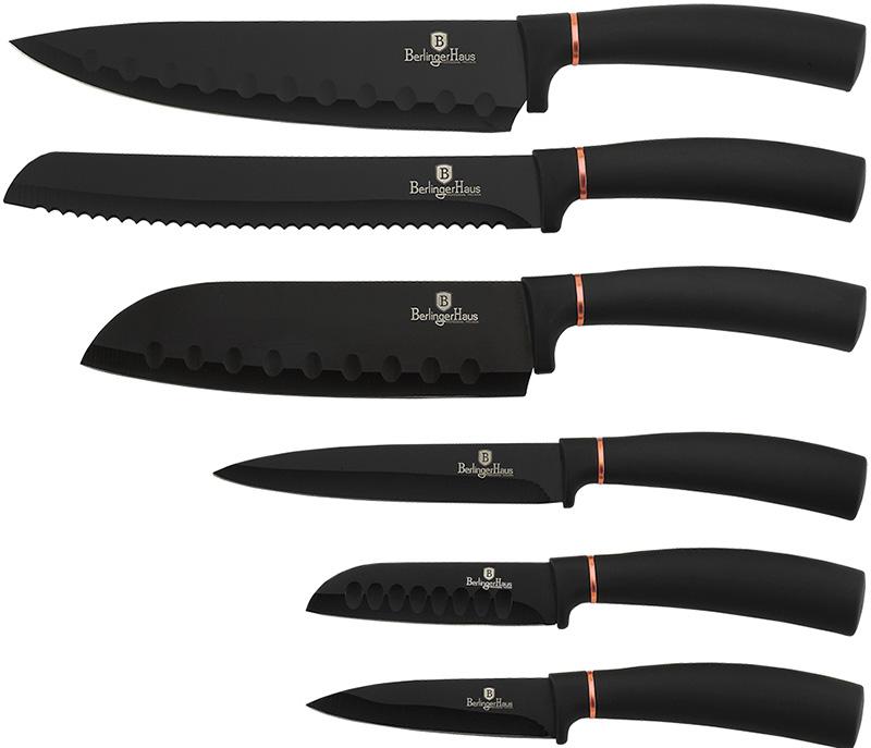 

Набор 6 кухонных ножей Berlinger Haus Black Rose с алмазным покрытием (psg_BH-2337)