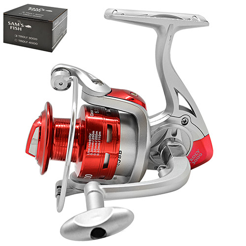 

Катушка рыболовная Sams Fish 6000 5BB металл.шпуля, ручка SF23972