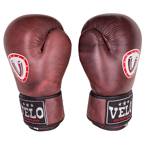 

Боксерские перчатки Velo antique, кожа, 12oz