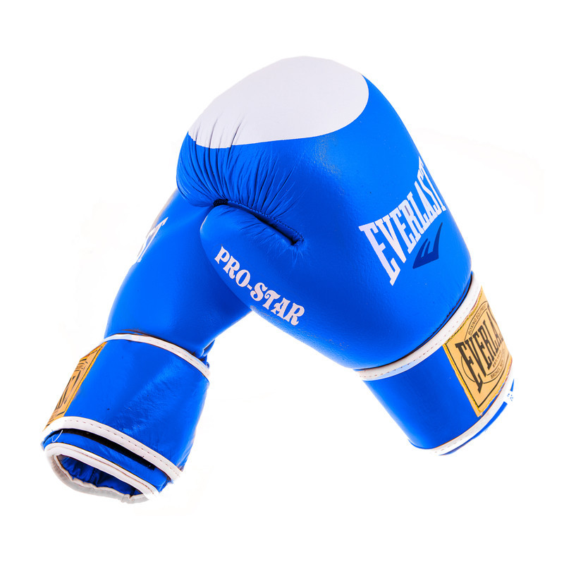 

Боксерские перчатки Everlast PRO STAR, кожа, 8oz, синий