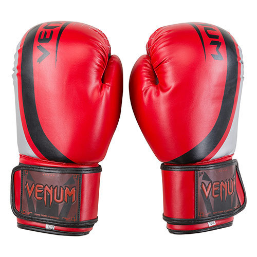 

Боксерские перчатки Venum, DX-55, 12oz, красный-серебро