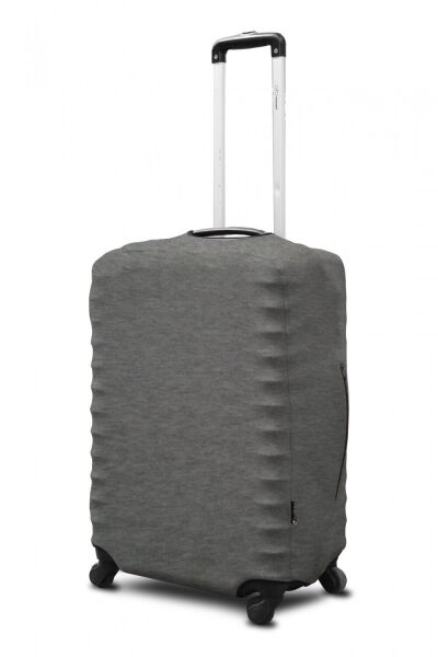 

Защитный чехол для чемодана Coverbag неопрен серый меланж L