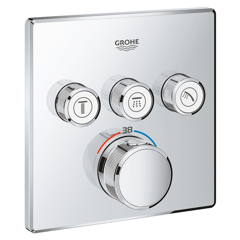 

Верхняя часть термостата Grohe Grohtherm SmartControl 3 выхода хром