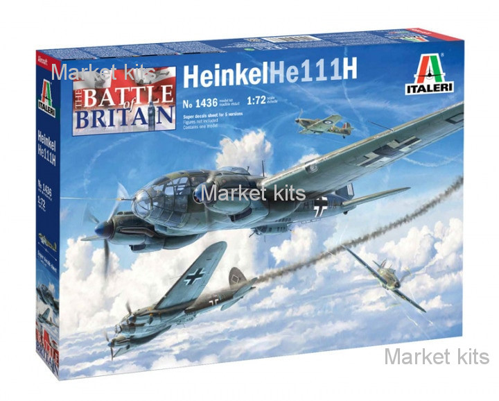 

Бомбардировщик Heinkel He 111H 1:72 ITALERI (IT1436)