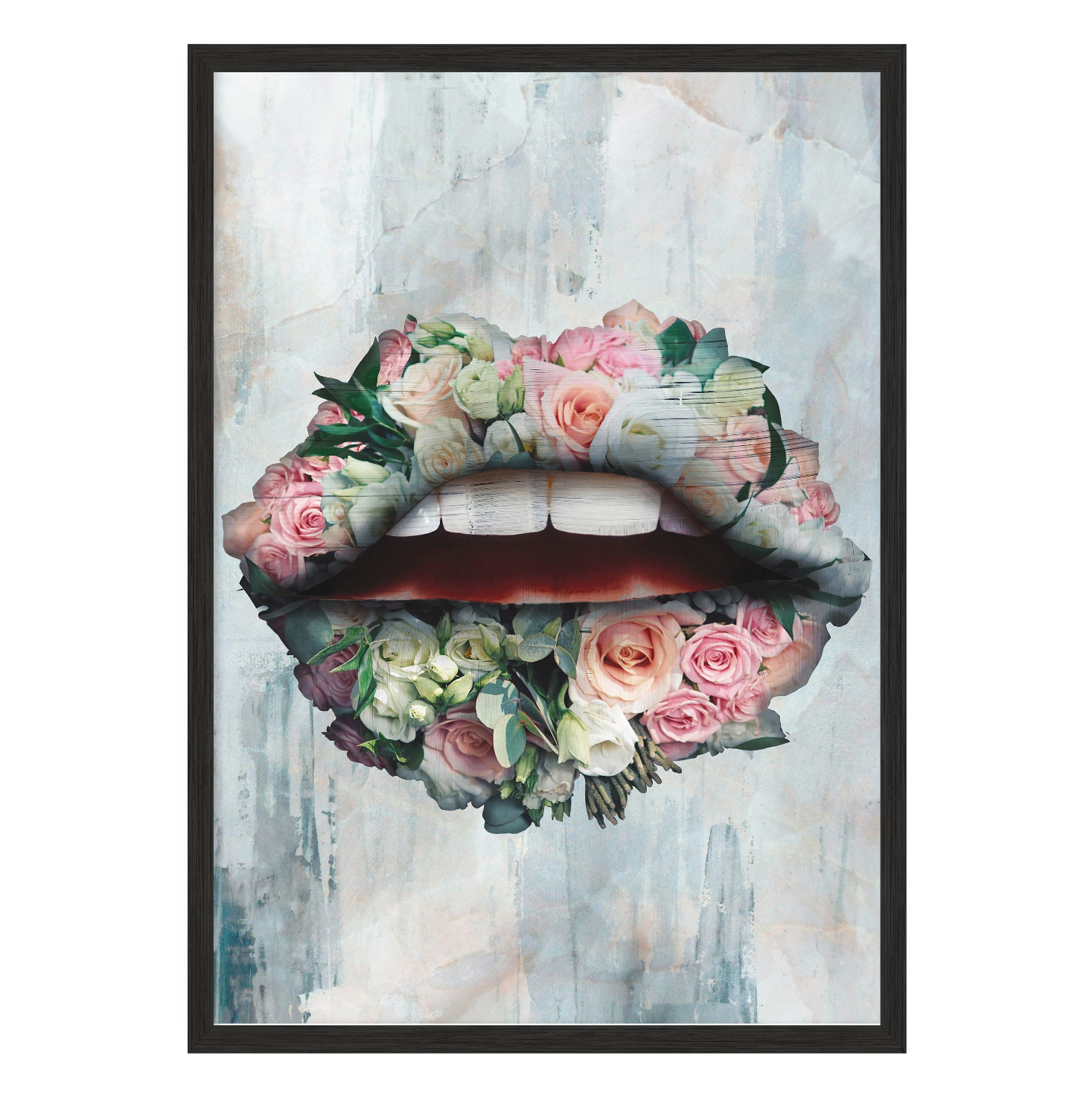 

Постер в рамке MY POSTER 840х1400 мм "FLower Lips"