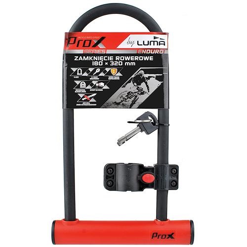 

Замок ProX U-LOCK 180x320 мм, под ключ, черный / красный (A-Z-0239)