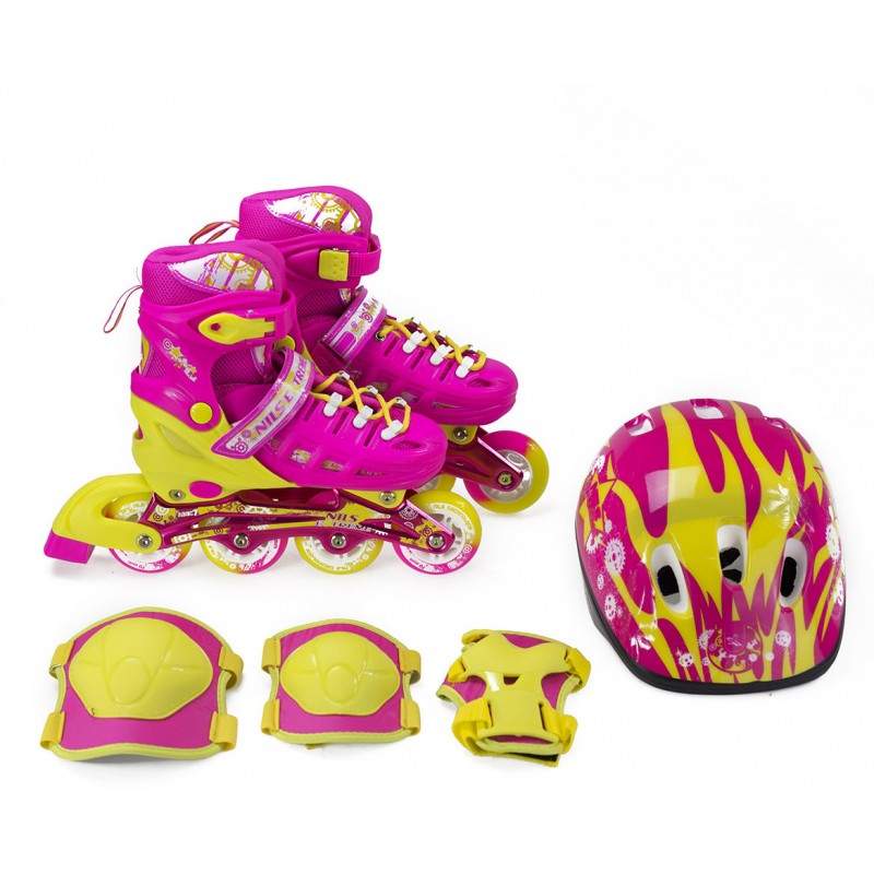 

Роликовые коньки Nils Extreme Set Size 35-38 Pink, код: NA1015A-PNK_S35-38
