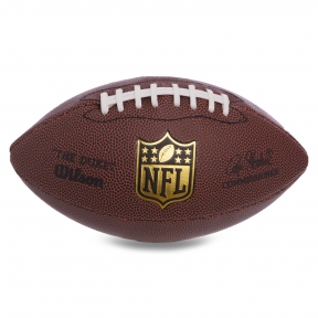 

Мяч для американского футбола WILSON WTF1631XB MINI NFL GAME BALL REPLICA DEF, коричневый (PL001356)