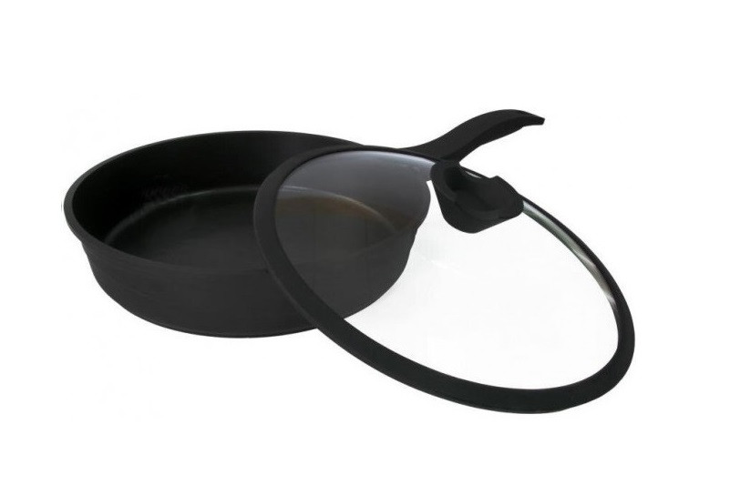 

Сковорода Lessner антипригарная с крышкой Black Pro 26 см 88374-26