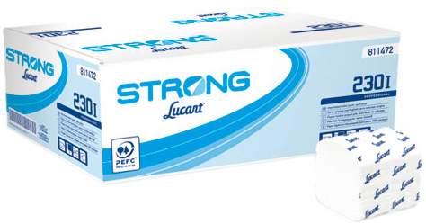 Акция на Туалетная бумага Lucart Strong 230 I 2 слоя 230 листов 40 упаковок (811472) от Rozetka UA