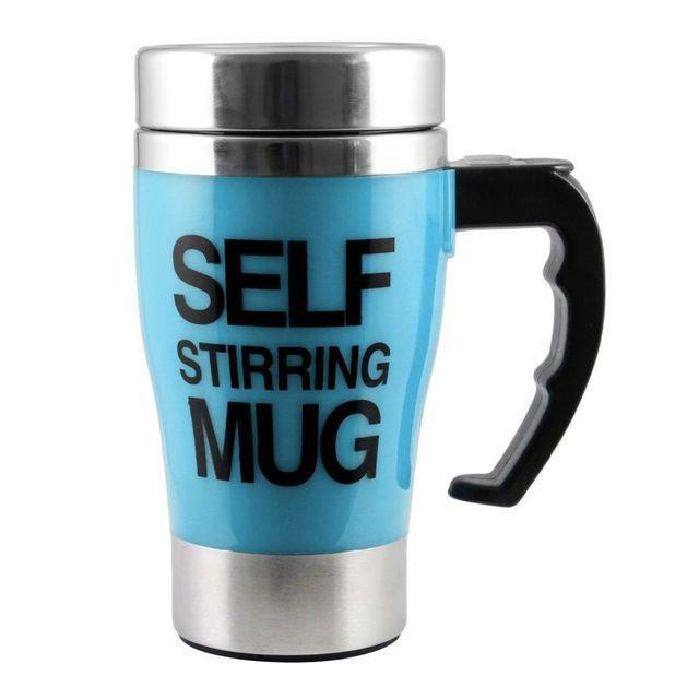 

Кружка мешалка Self Stirring Mug высокая Blue