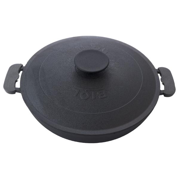 

Сковорода жаровня чугунная Biol 300 мм с крышкой